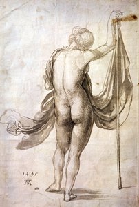 Étude de nu ou, Femme nue de dos